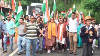 तिरंगा यात्रा में उमड़ा जनसैलाब, हर घर तिरंगा अभियान को मिला व्यापक समर्थन- रेखा आर्या